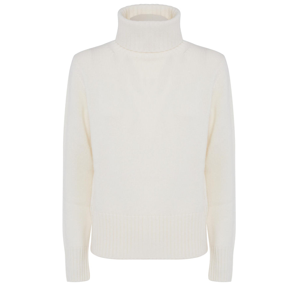 White wool sweater