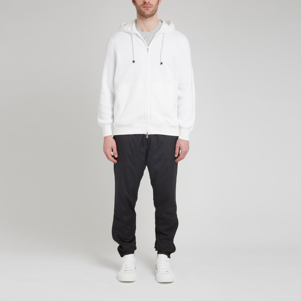 White cotton sweatshirt
