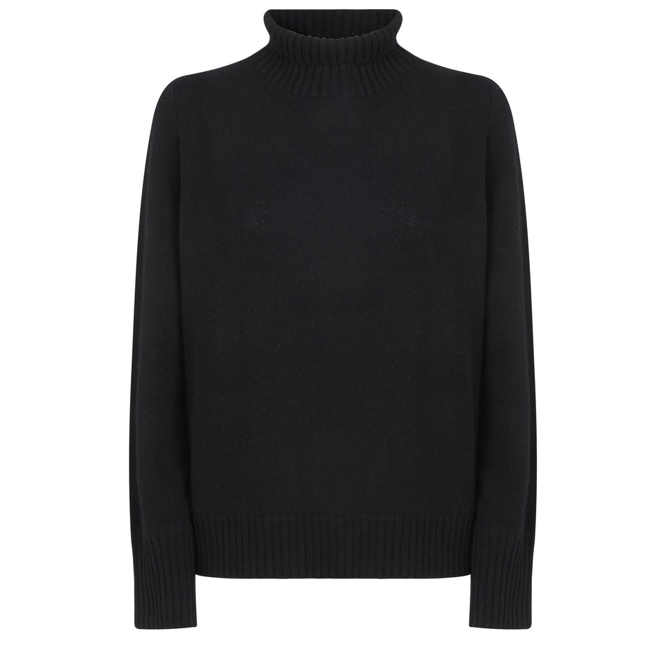 Maglia in cashmere nera