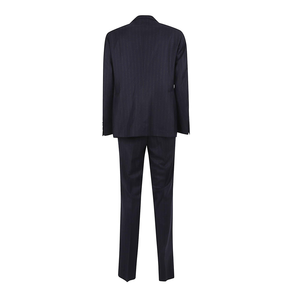 Abito doppio petto in lana blu 2SVS20B11 1501231254 TAGLIATORE 