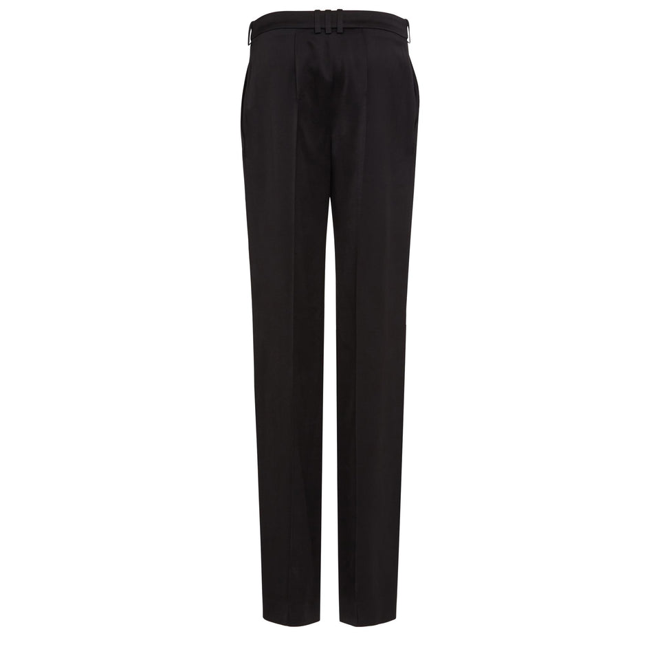 Black crepe pants