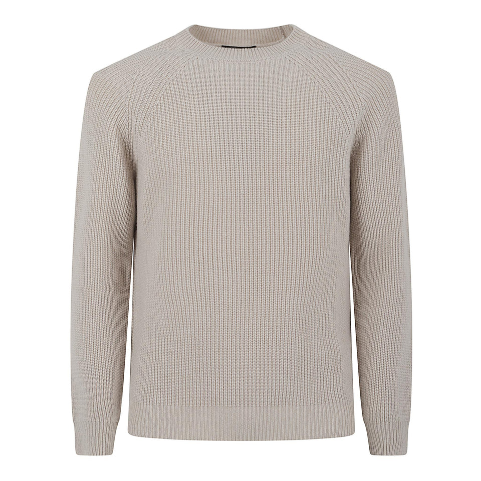 Maglia in lana beige 811940 ZK131Z5466 INCOTEX 