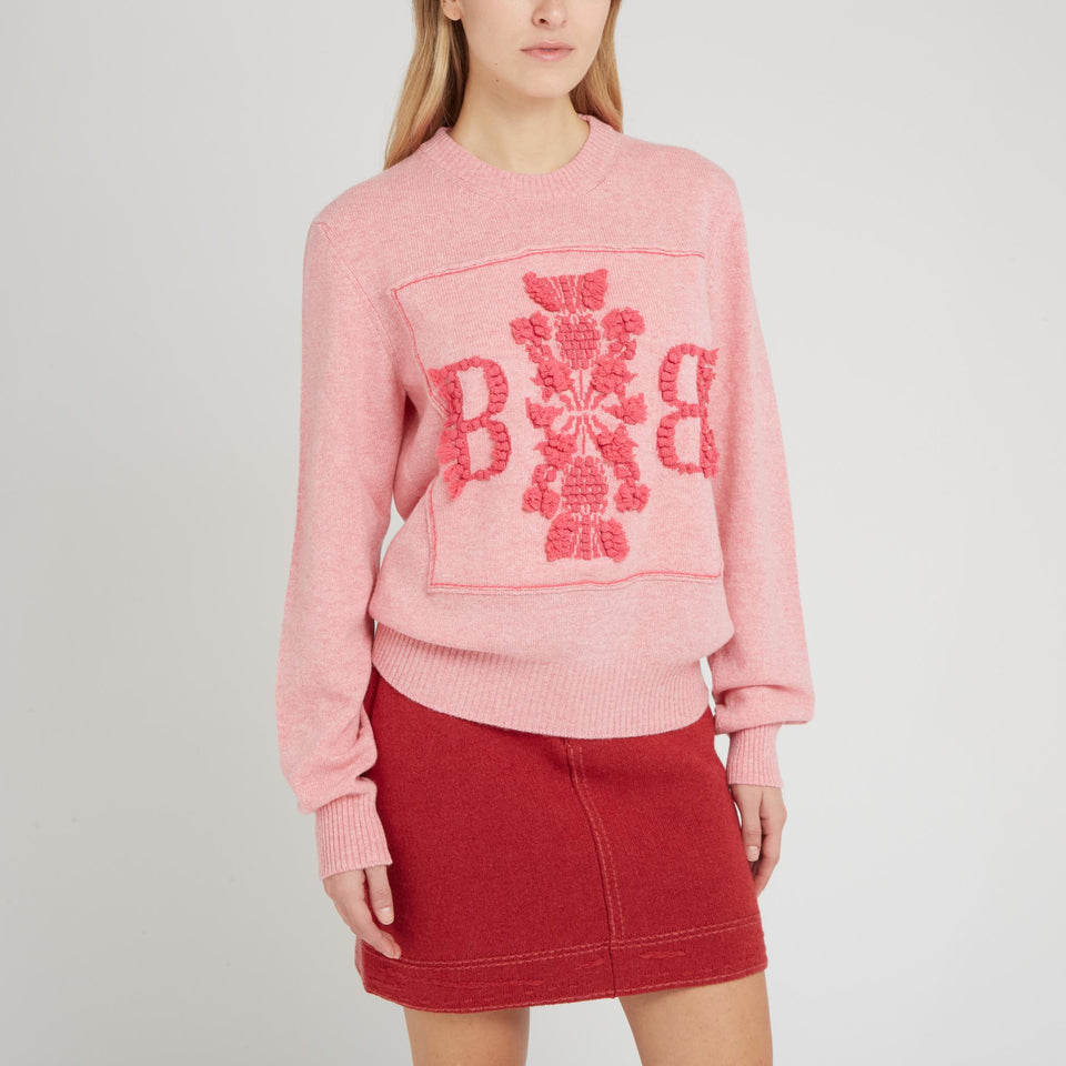 Maglia in cashemere rosa