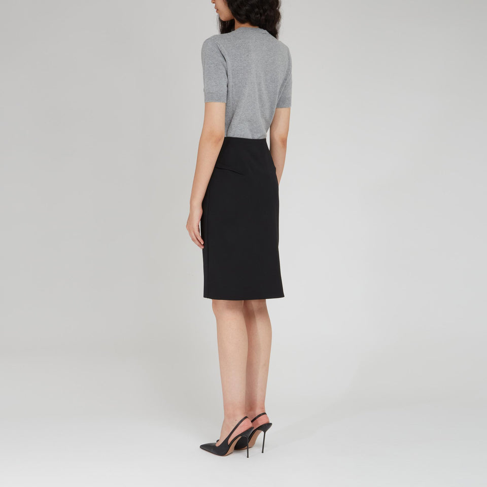 ''La Medusa'' T-shirt in grey wool