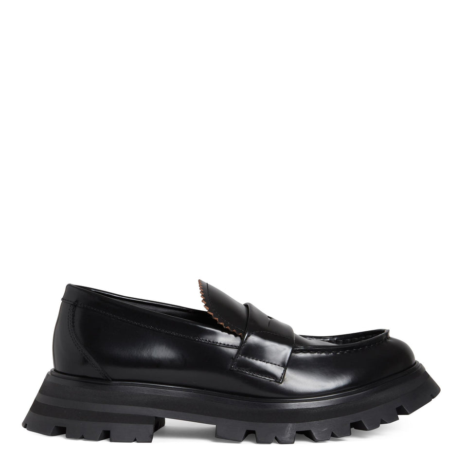 Mocassino ''Wander'' in pelle nero 666328 WHZ801000 ALEXANDER MCQUEEN 