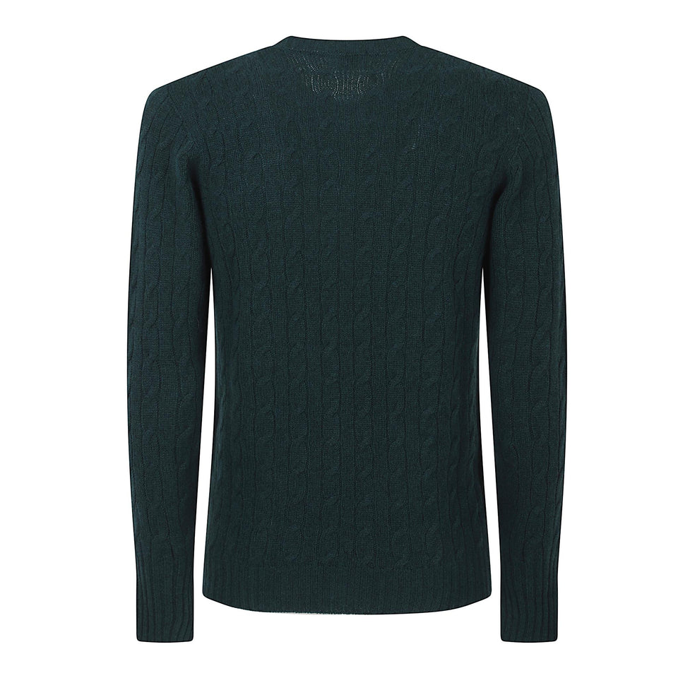 Maglia in lana verde D4K133N 490 DRUMOHR 