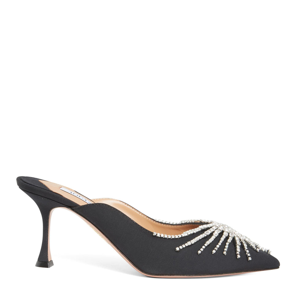 Sandali ''Sunshine'' in suede neri SNIMIDM0 MNG000 AQUAZZURA 