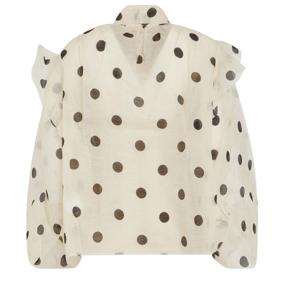 White Linen "Crush" Shirt