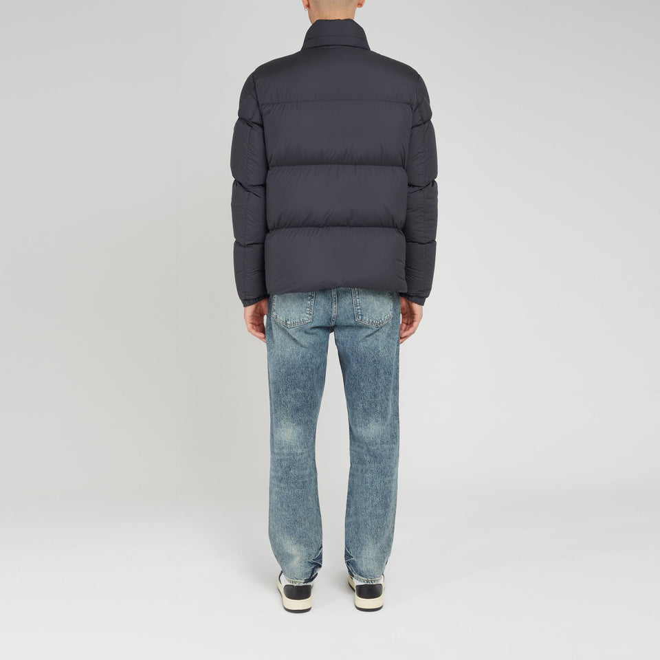 "Besbre" down jacket in black fabric