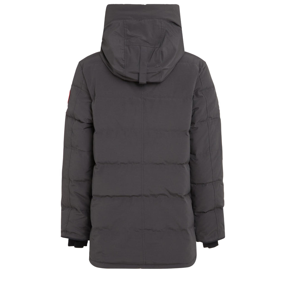 Parka "Carson" in tessuto grigio