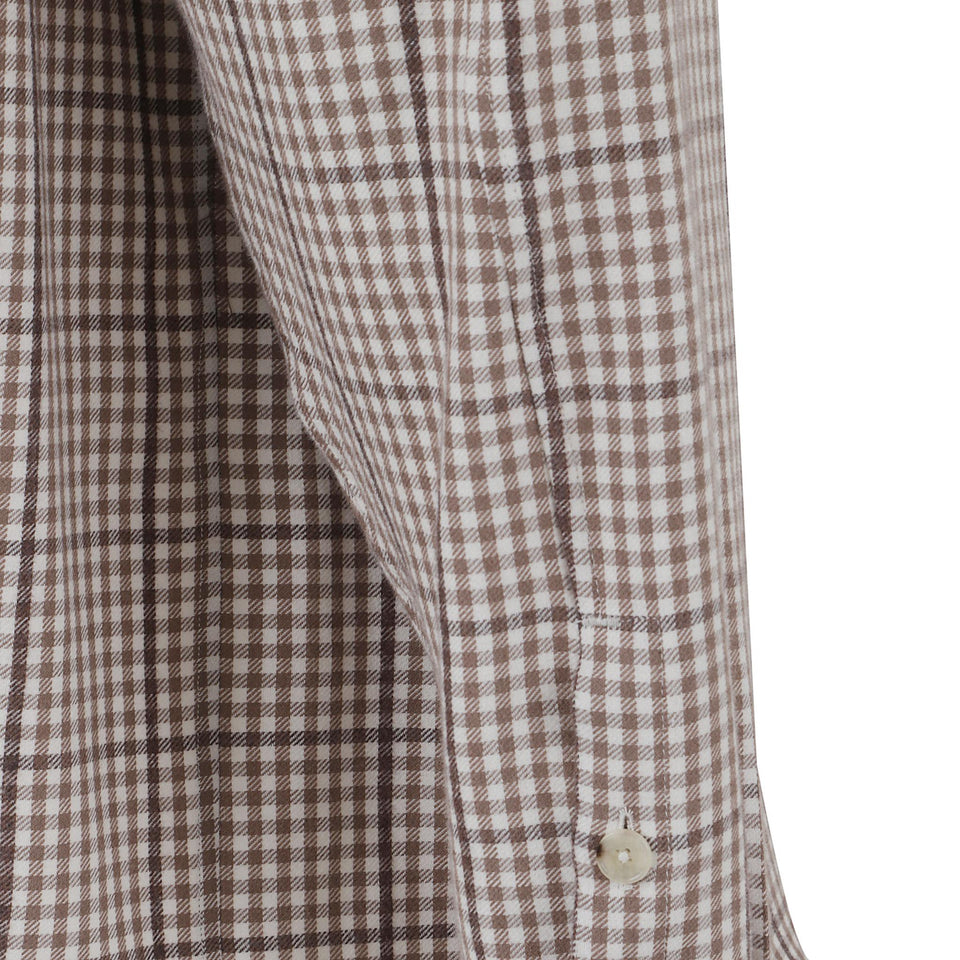 Camicia in lana beige RUGX36A2 STT10023G-054 ZEGNA 