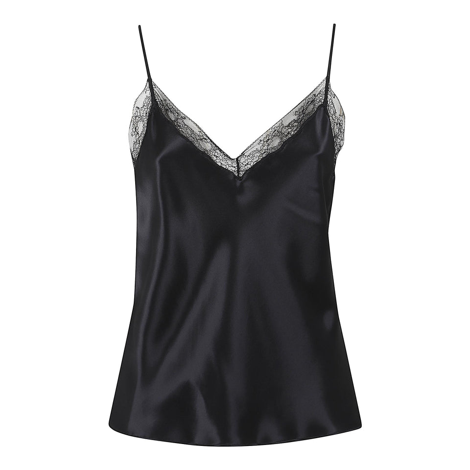 Top in raso nero 0809 66270555 ALBERTA FERRETTI 