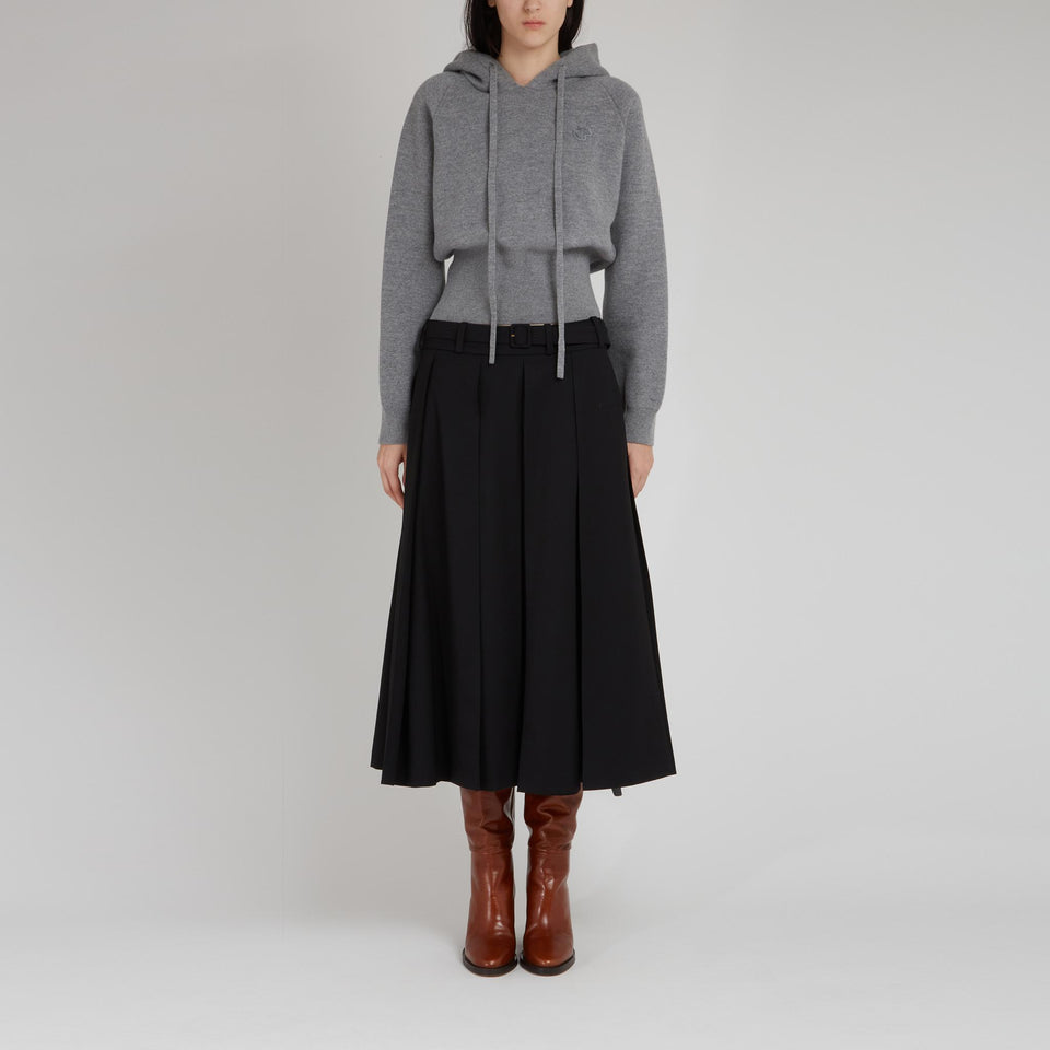 Maglia in cashmere grigia