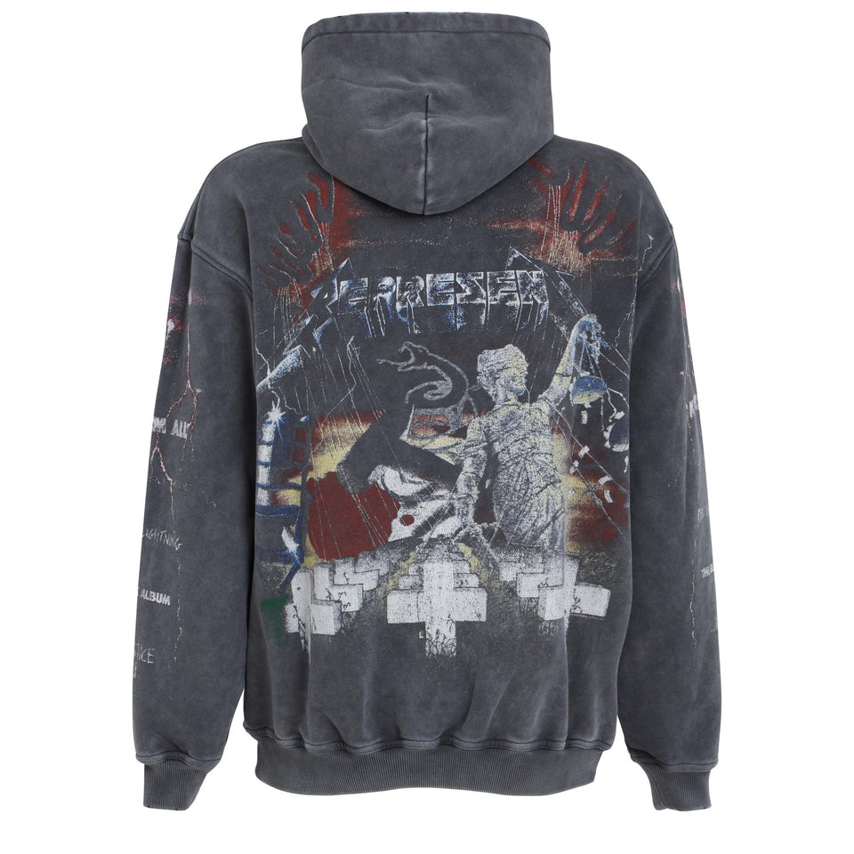 Grey cotton sweatshirt