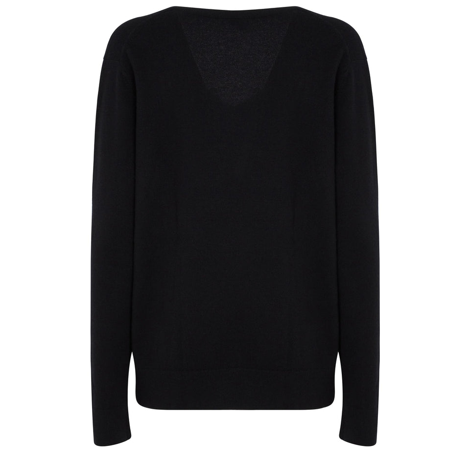 Black cashmere sweater