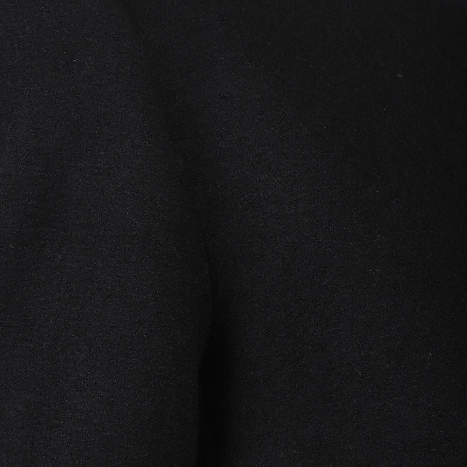 Abito lungo in lana nero D472Q315 WHB95708 ERMANNO SCERVINO 