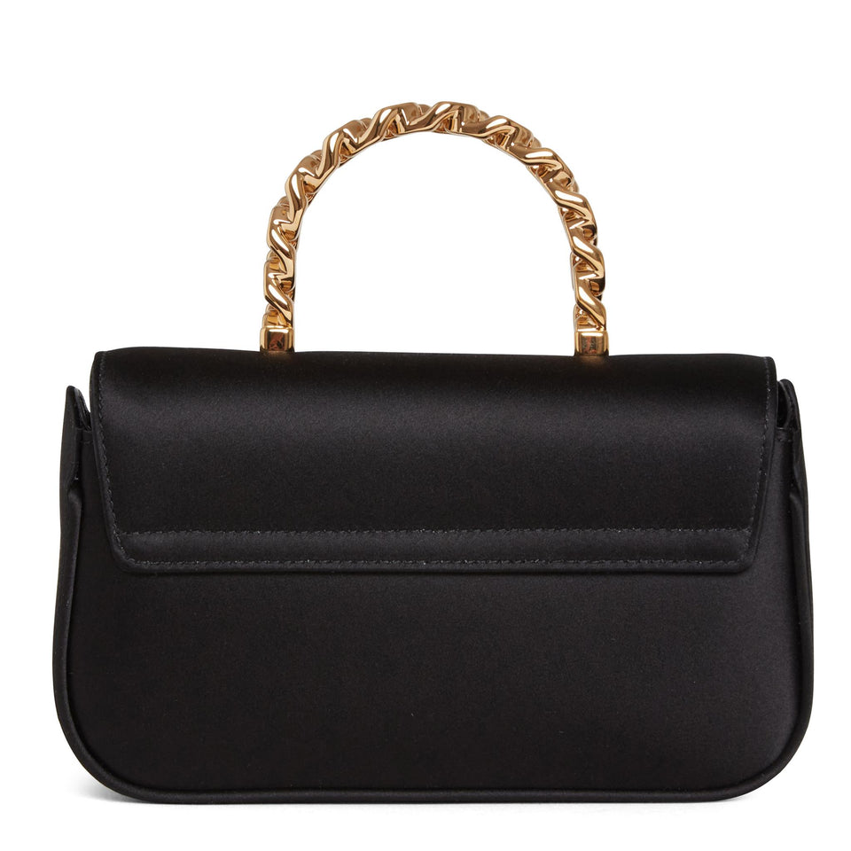 Mini ''La Medusa'' bag in black satin