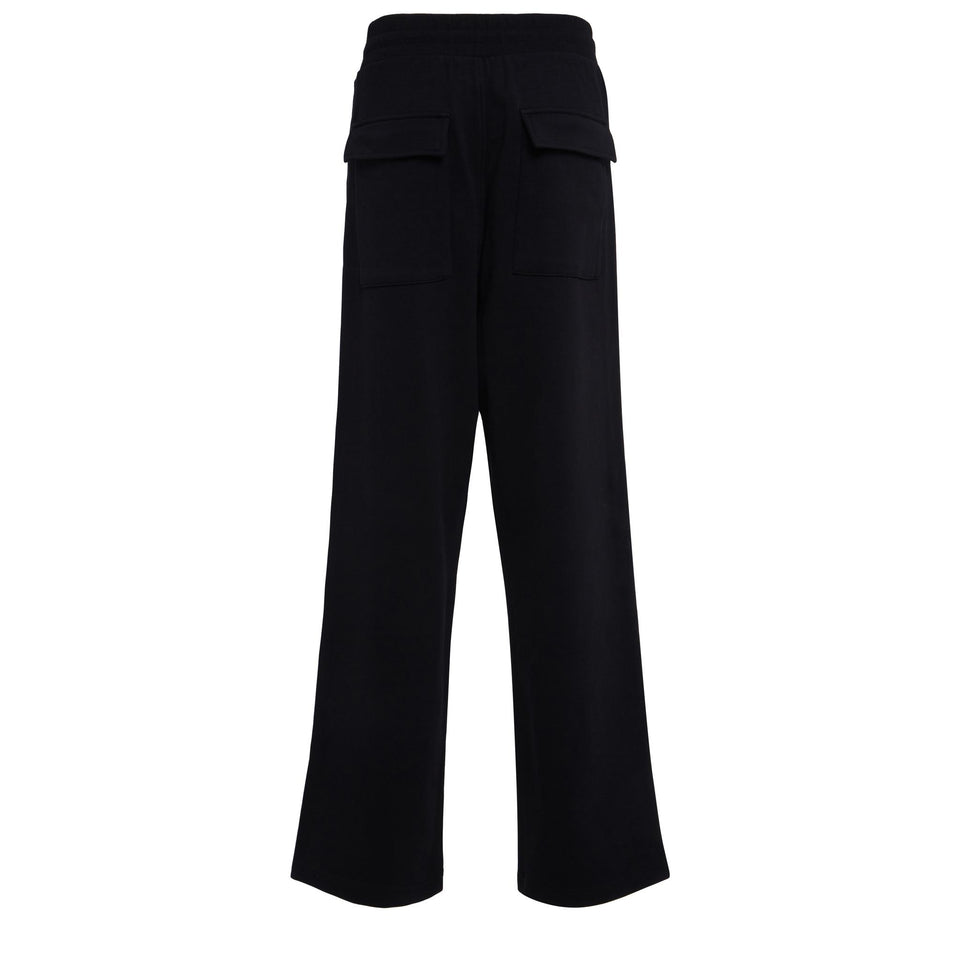 Pantalone in cotone nero - GIO MORETTI