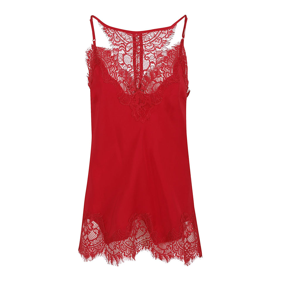 Canotta in seta rossa GH963 E08 GOLD HAWK 