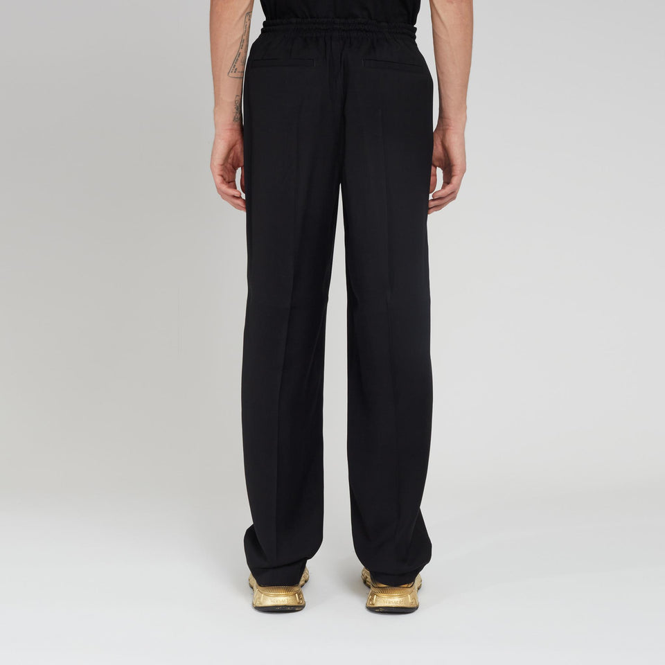Pantalone in tessuto nero