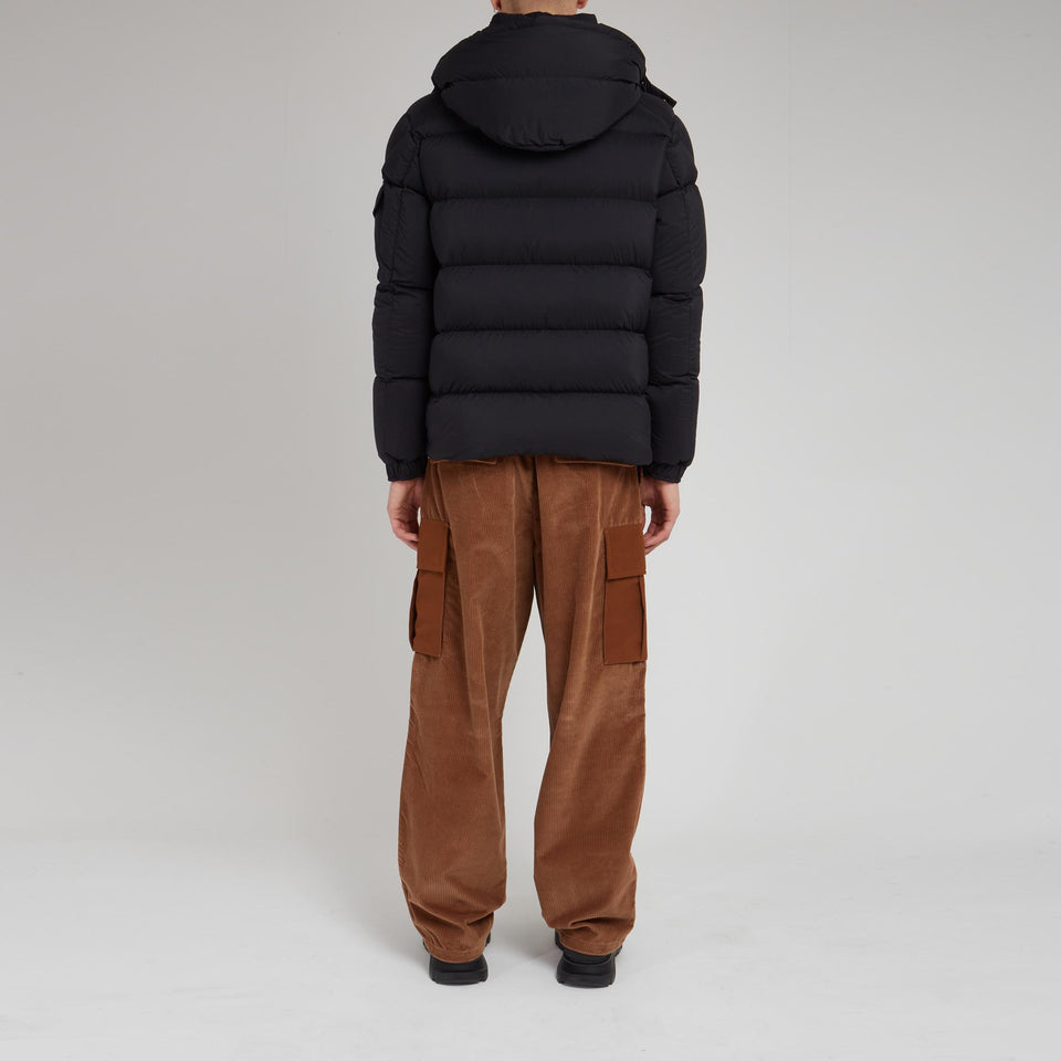 ''Vezere'' down jacket in black fabric