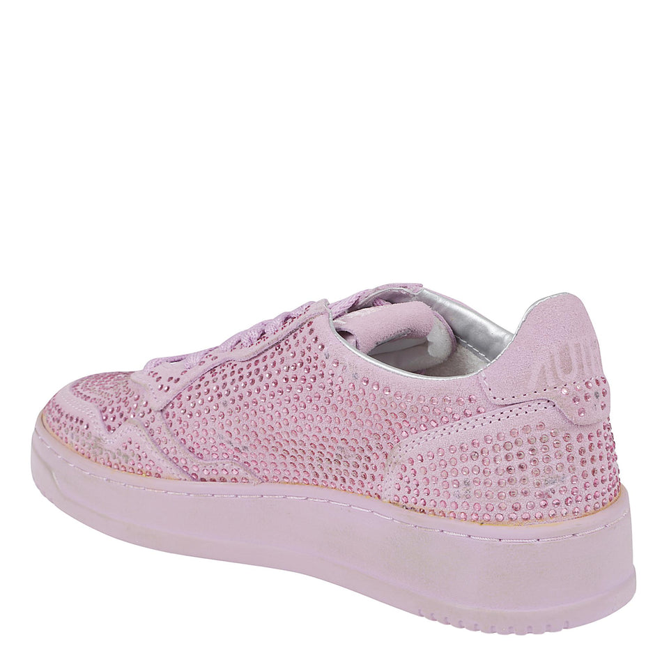 Sneakers ''Medalist Low'' in suede rosa AULW-NA04 LAVANDER AUTRY 