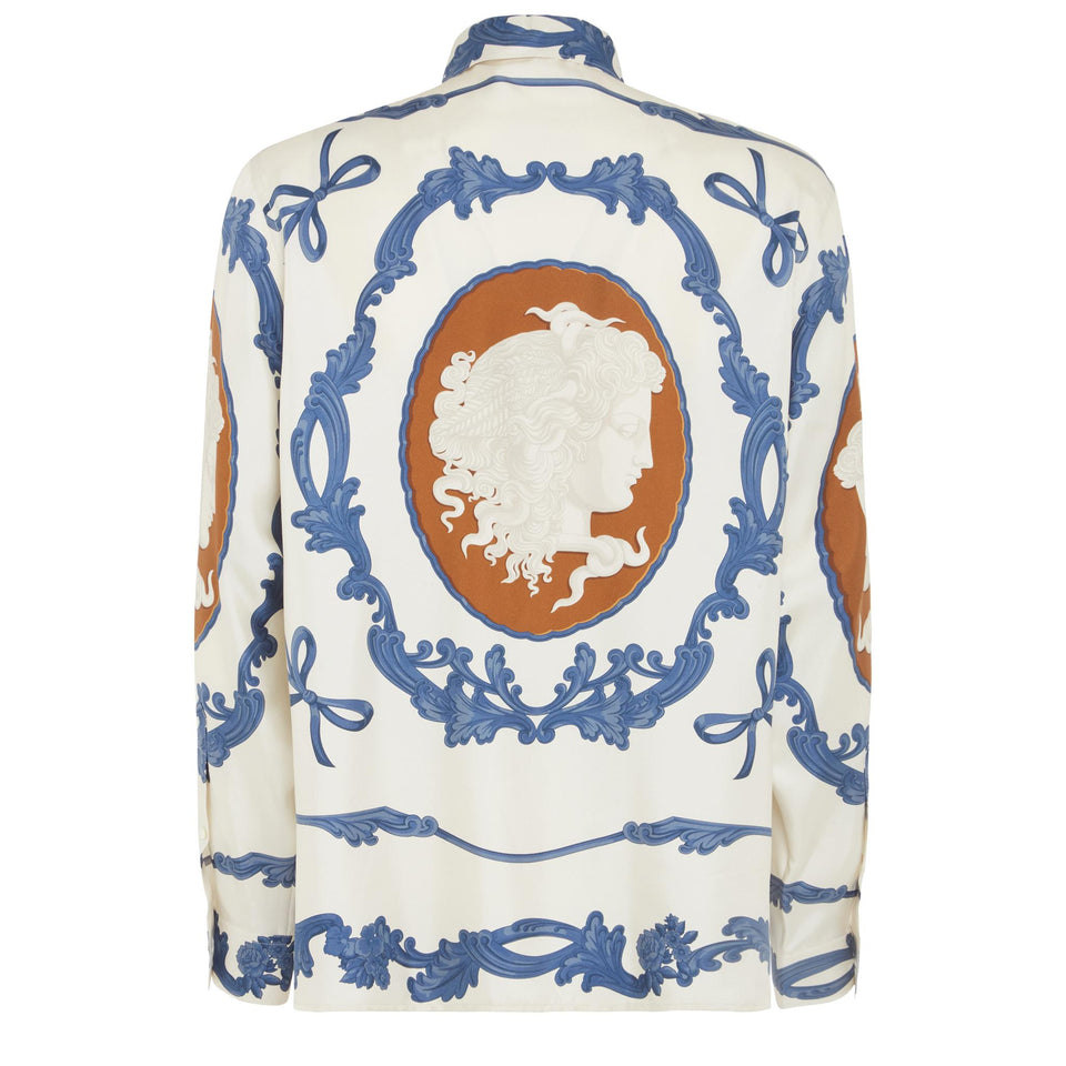 Multicolor silk shirt