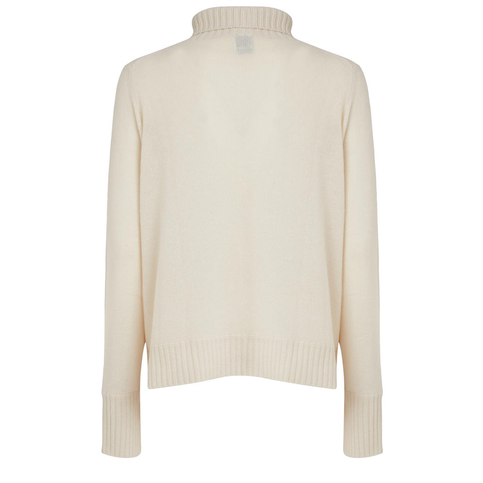 Maglia in cashmere beige