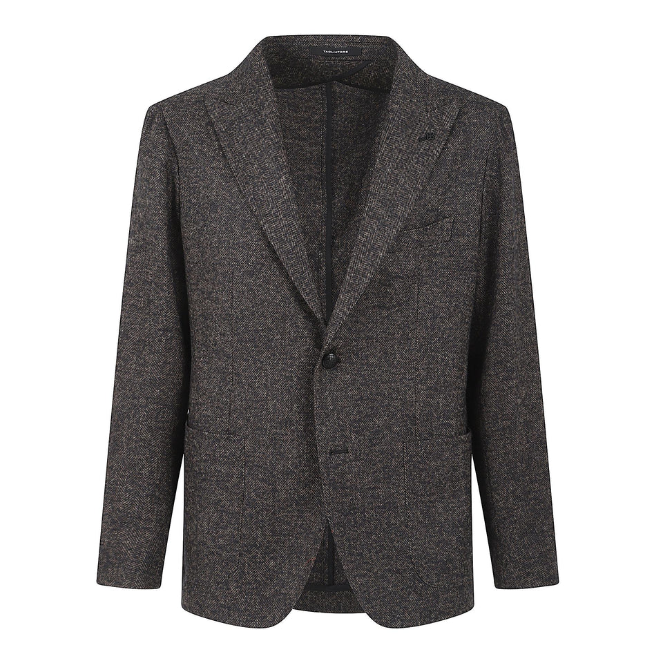 Giacca mono petto in lana marrone 1SMC26K 6100561348 TAGLIATORE 