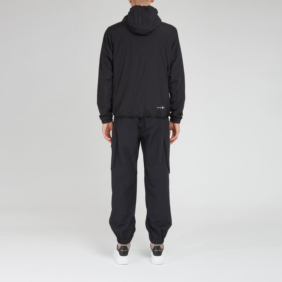 "Bissen" jacket in black technical fabric