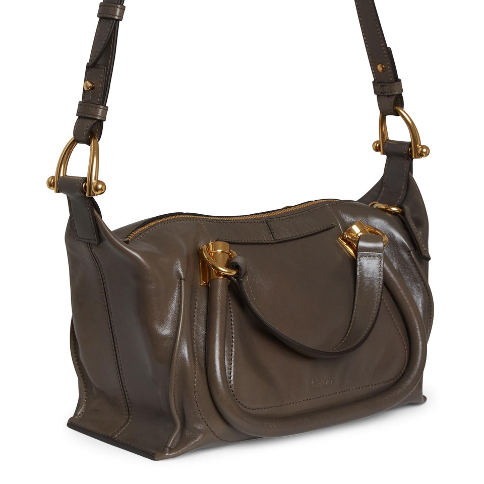 Borsa a tracolla ''Paraty'' in pelle grigia