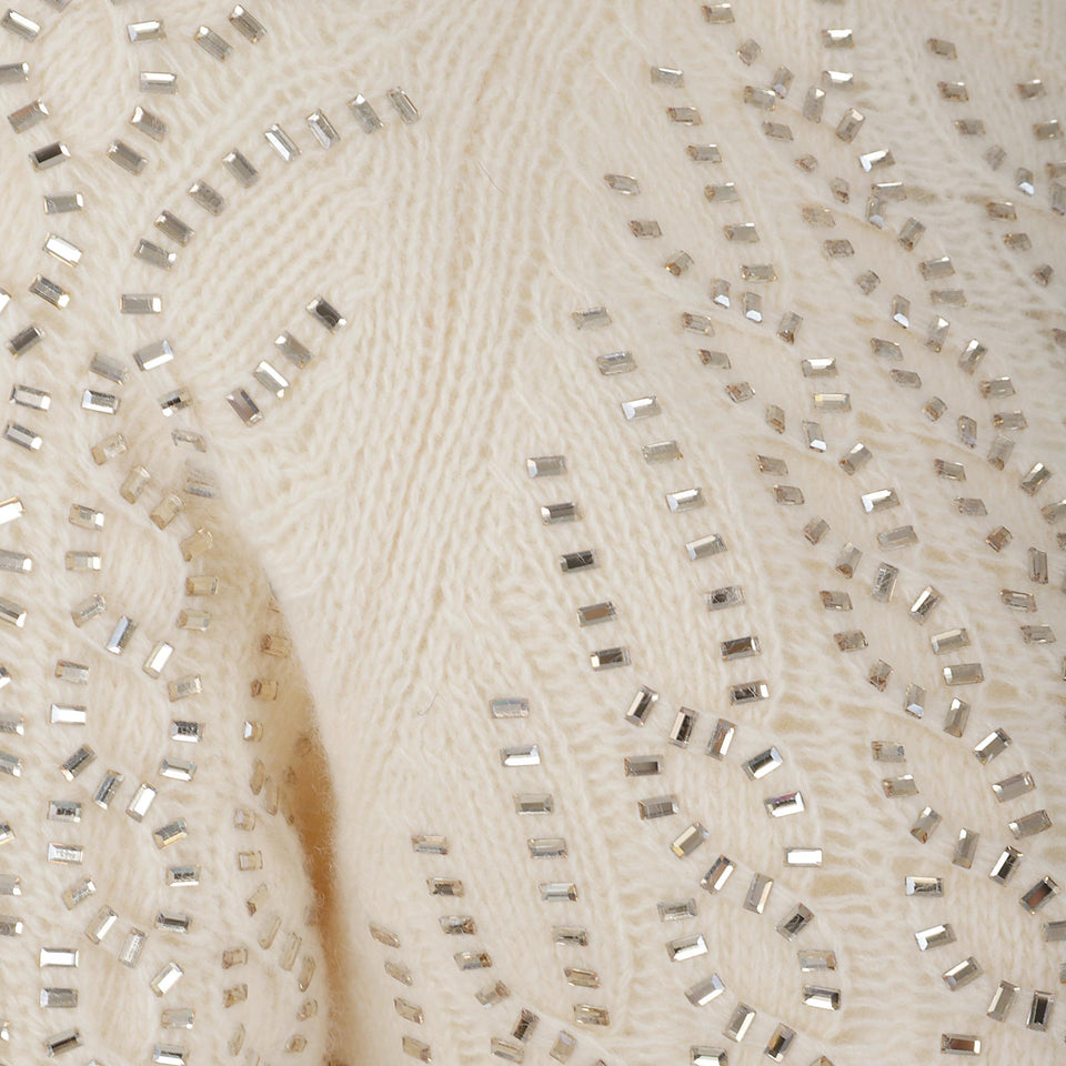 Maglia in lana bianca D475L701 CTBBW10110 ERMANNO SCERVINO 