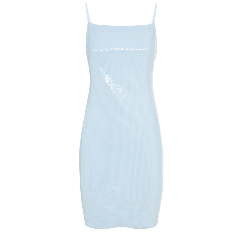 Abito in paillettes azzurro