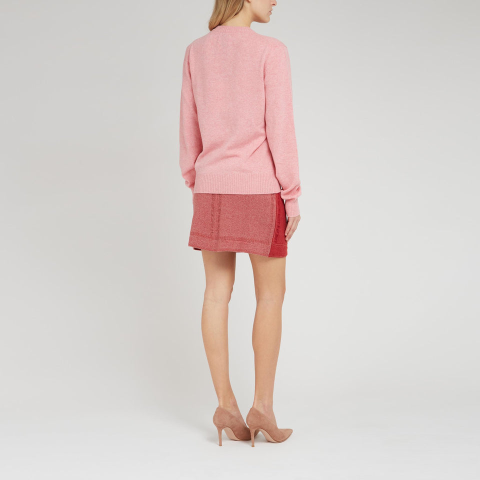 Maglia in cashemere rosa