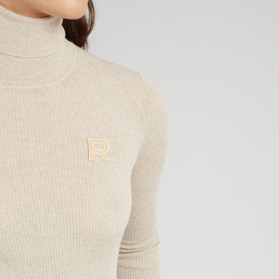 Beige wool sweater