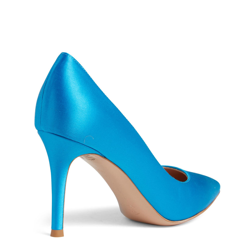 Decolletè "Gianvito" in raso azzurra G24580 85RICCASTURC GIANVITO ROSSI 