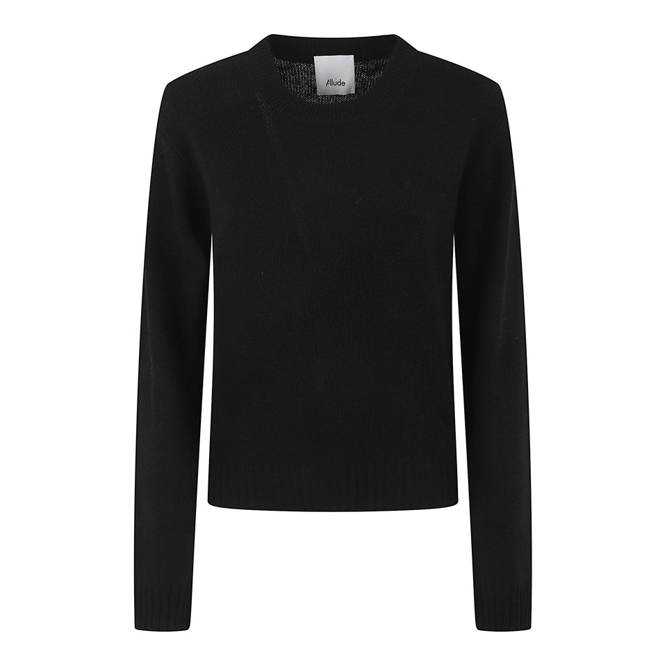 Maglia in cashmere nera 255 1120490 ALLUDE 