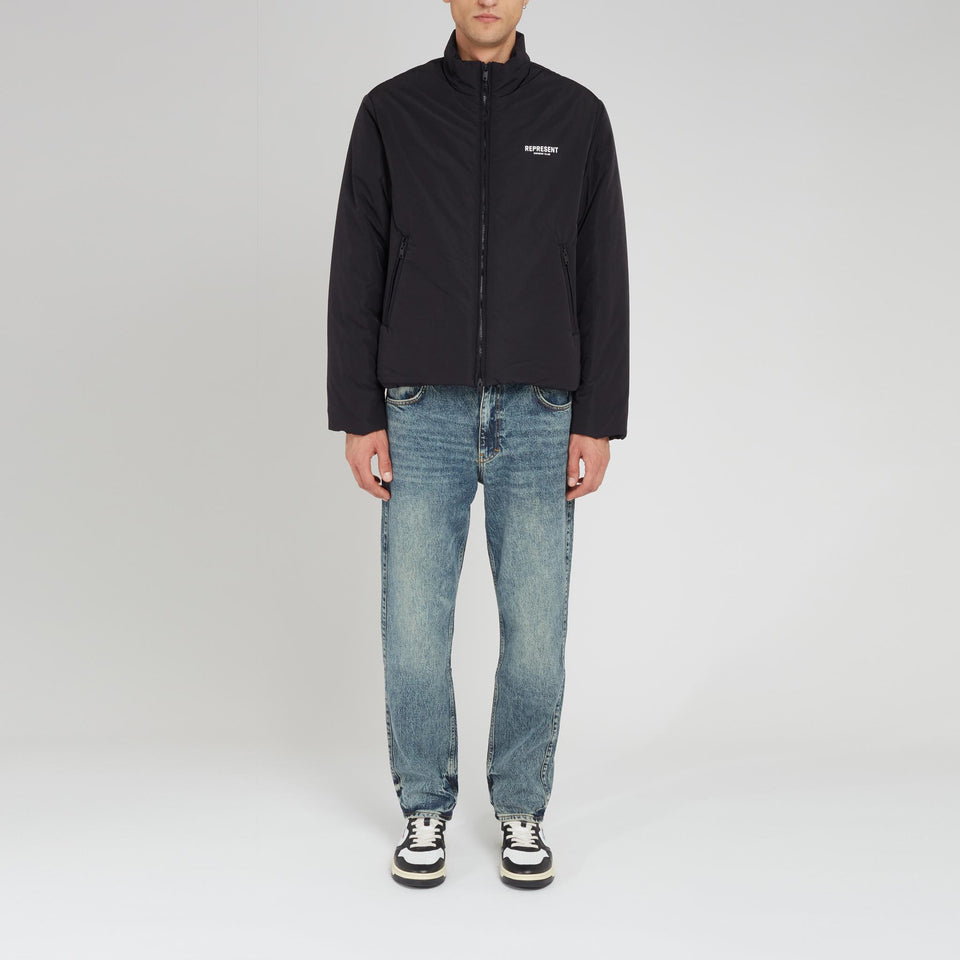 ''Owners Club'' down jacket in black fabric