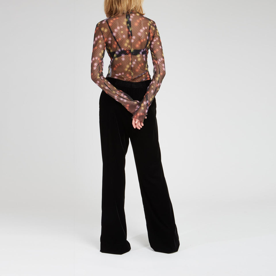 Body in tessuto multicolor