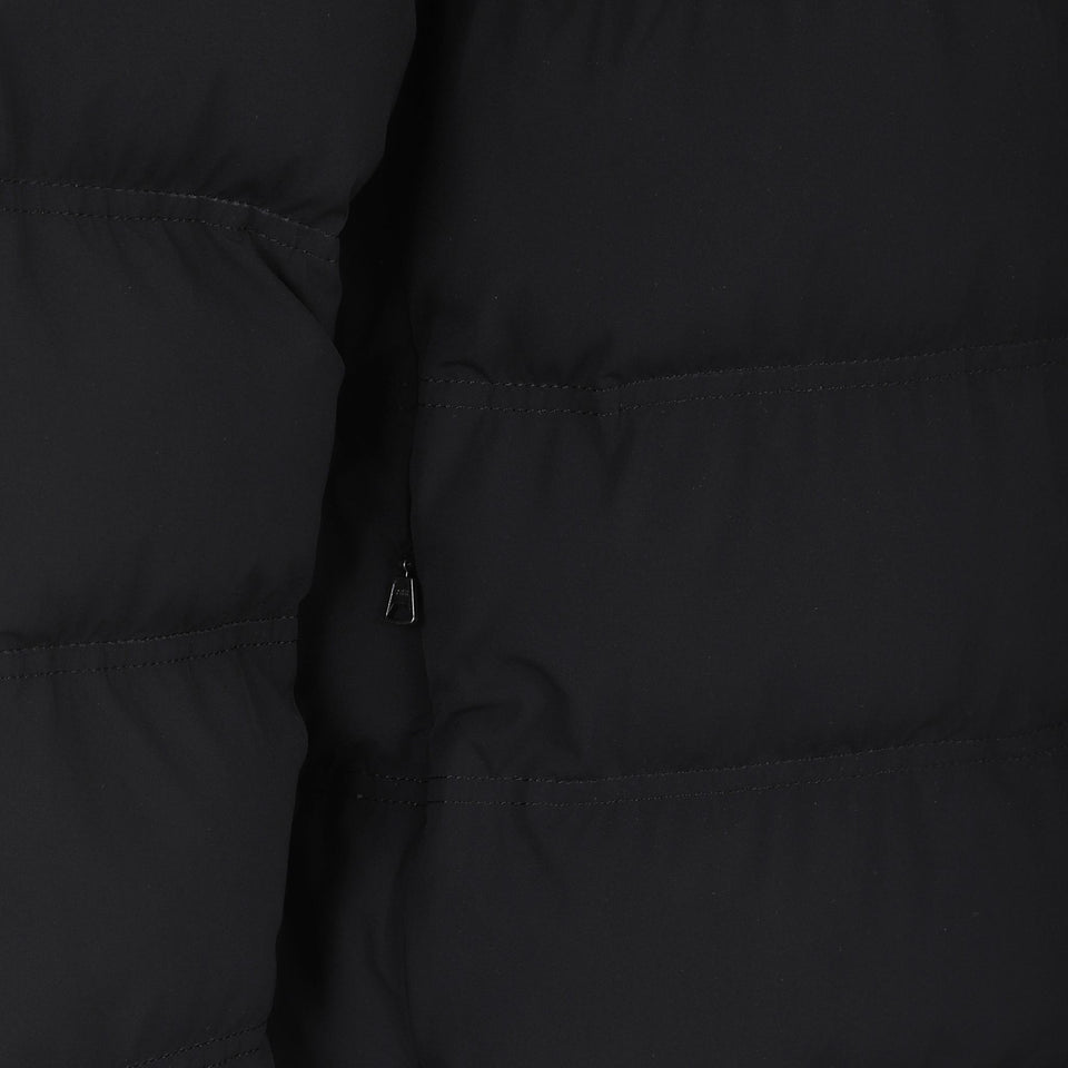Piumino in tessuto nero 5I14 L58901241 ASPESI 