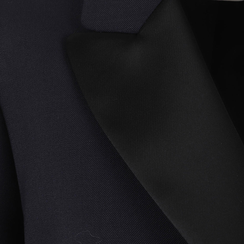 Giacca mono petto in lana blu D420064 LILIUXY25012 P.A.R.O.S.H. 