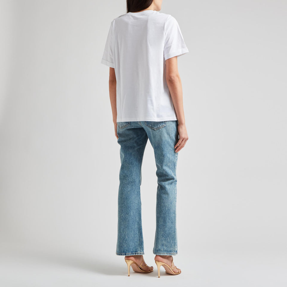 T-shirt in cotone bianca