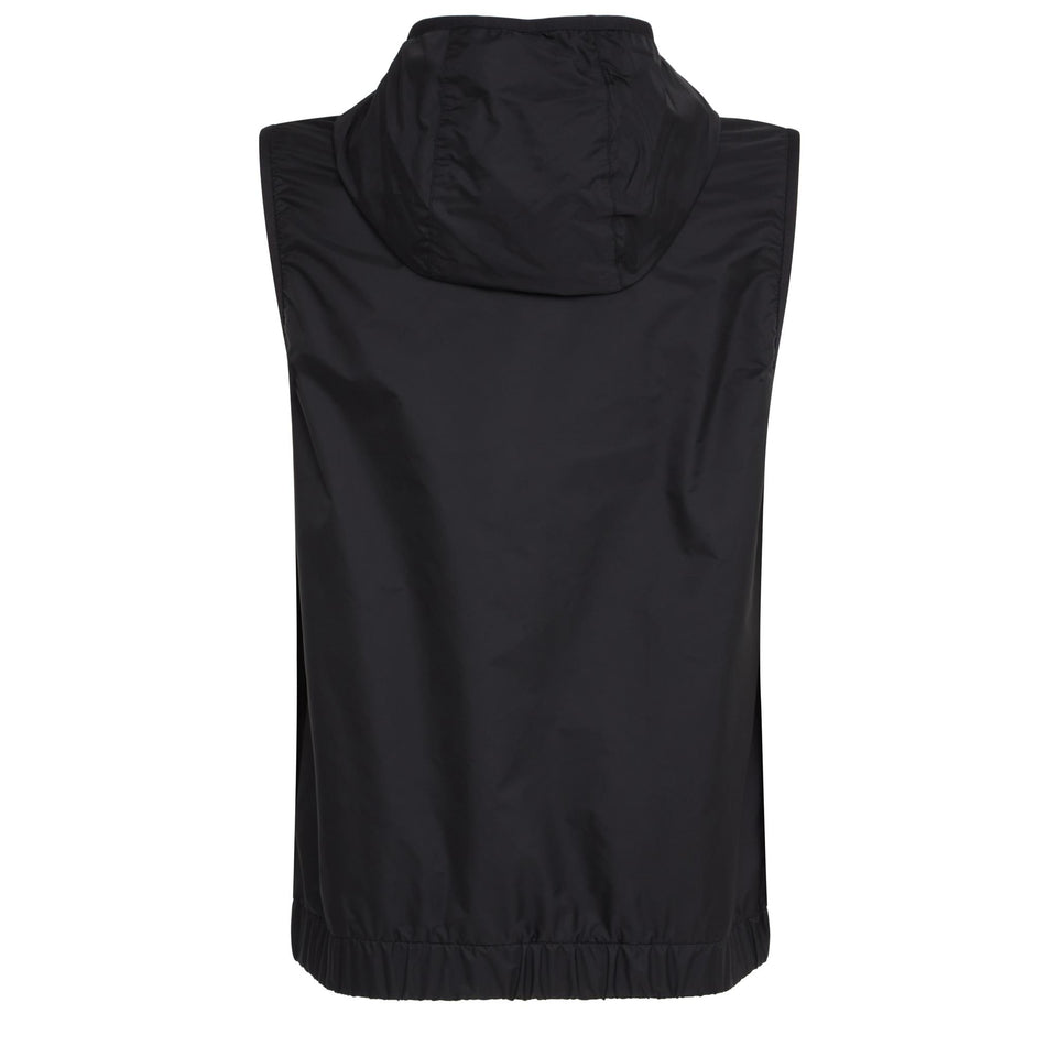 Gilet "Vallese" in tessuto nero