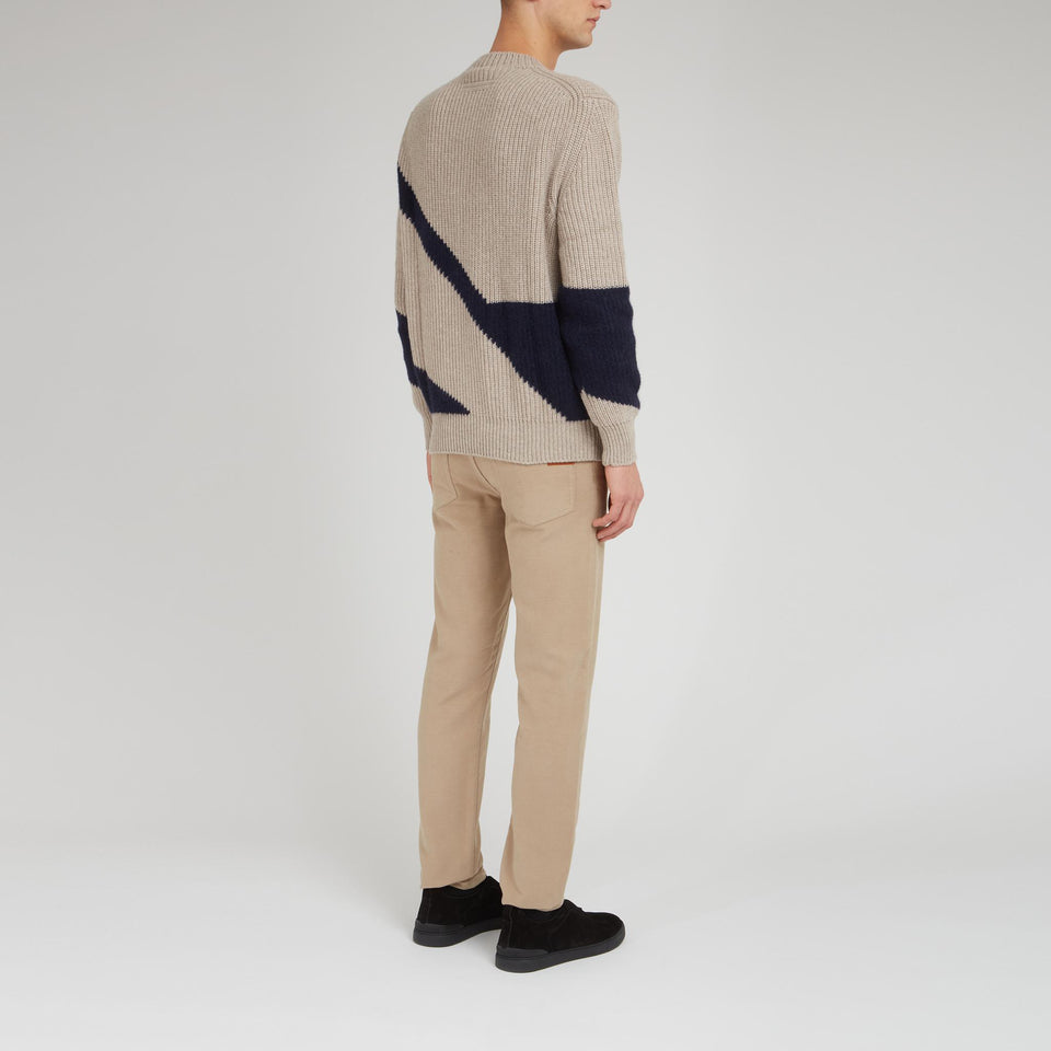 Beige cashmere sweater