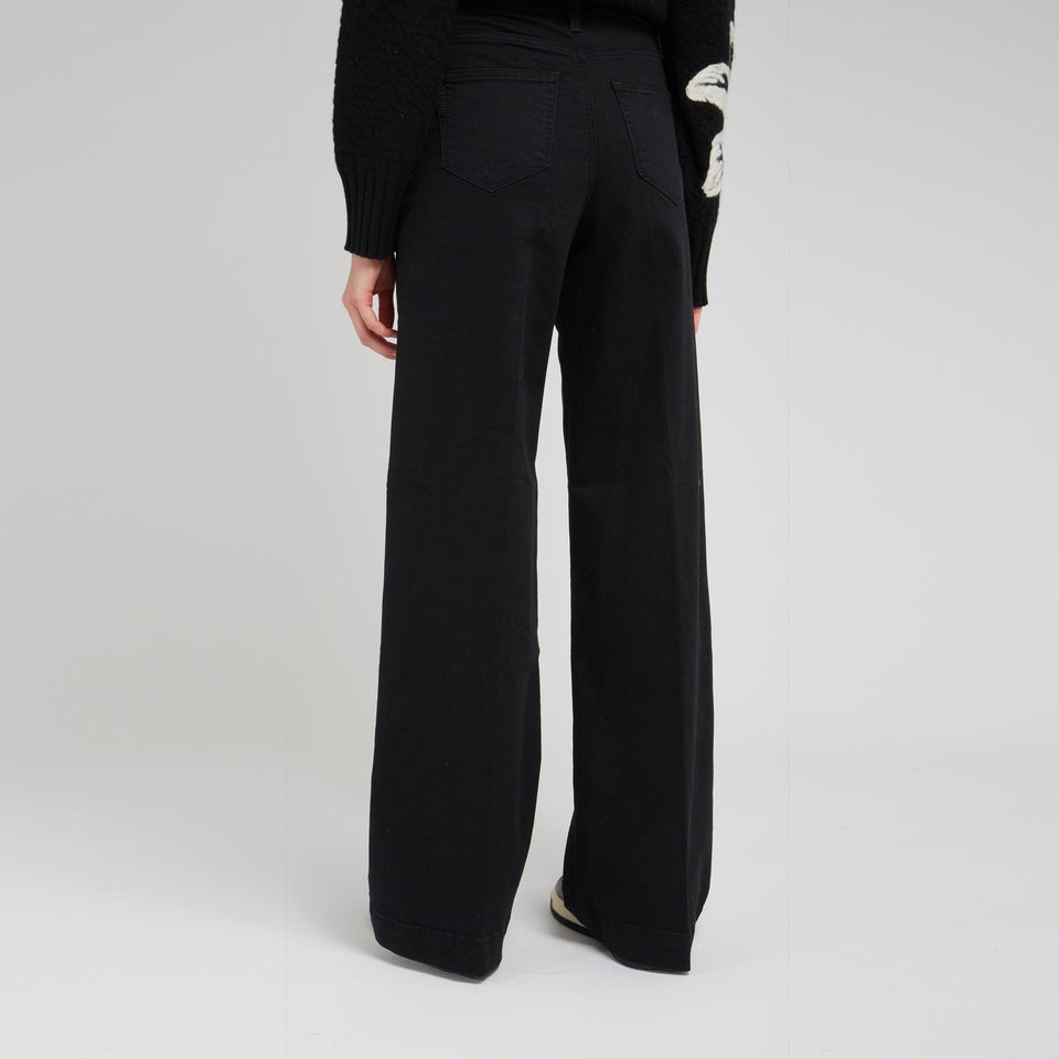 Jeans "Harper" in denim nero