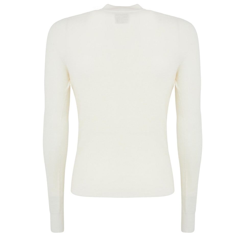 Maglia in tessuto bianca