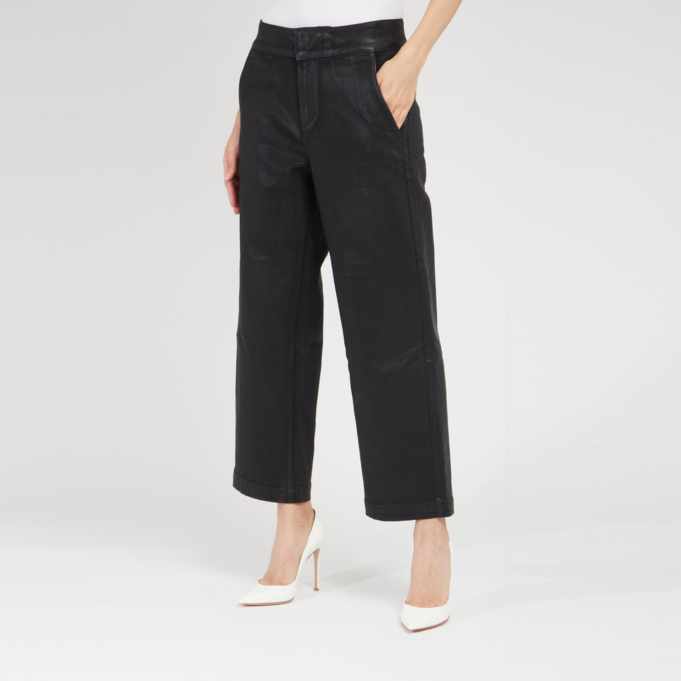 Pantelone "Nellie" in tessuto nero - GIO MORETTI