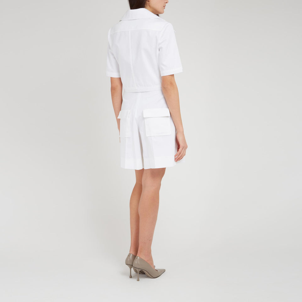 Giacca in cotone bianca