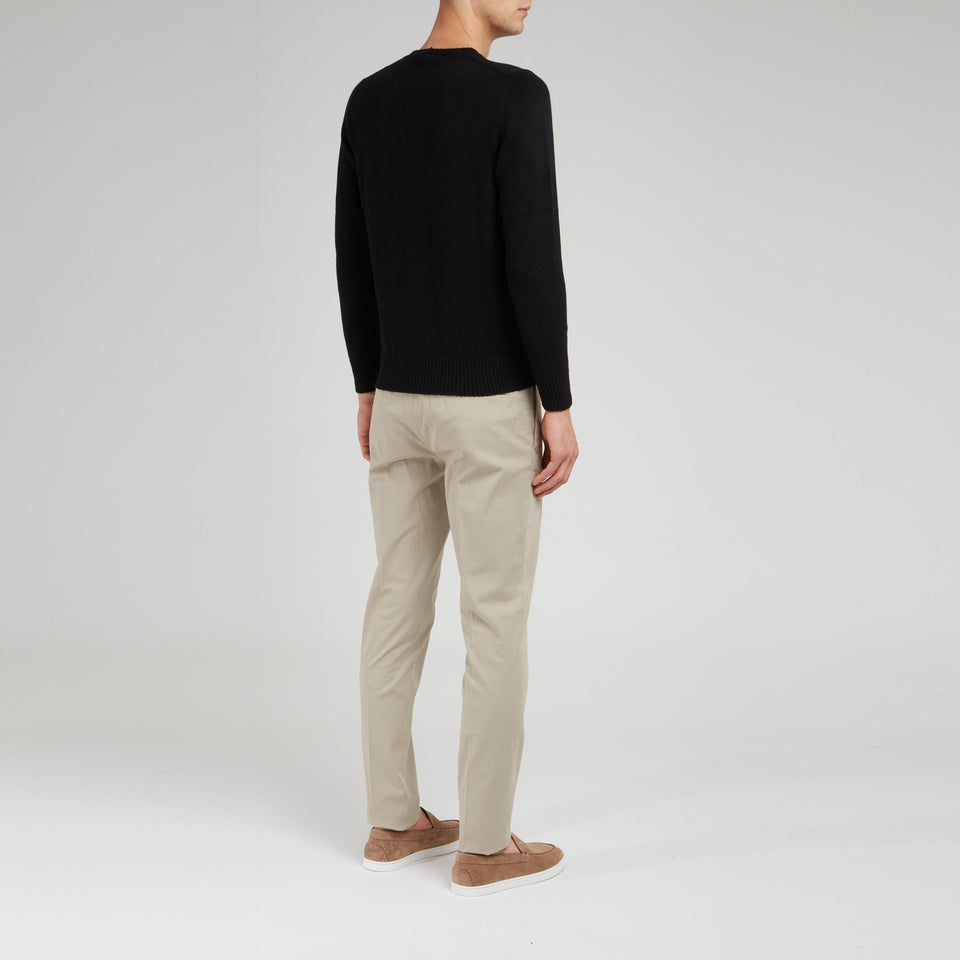 Black cashmere sweater