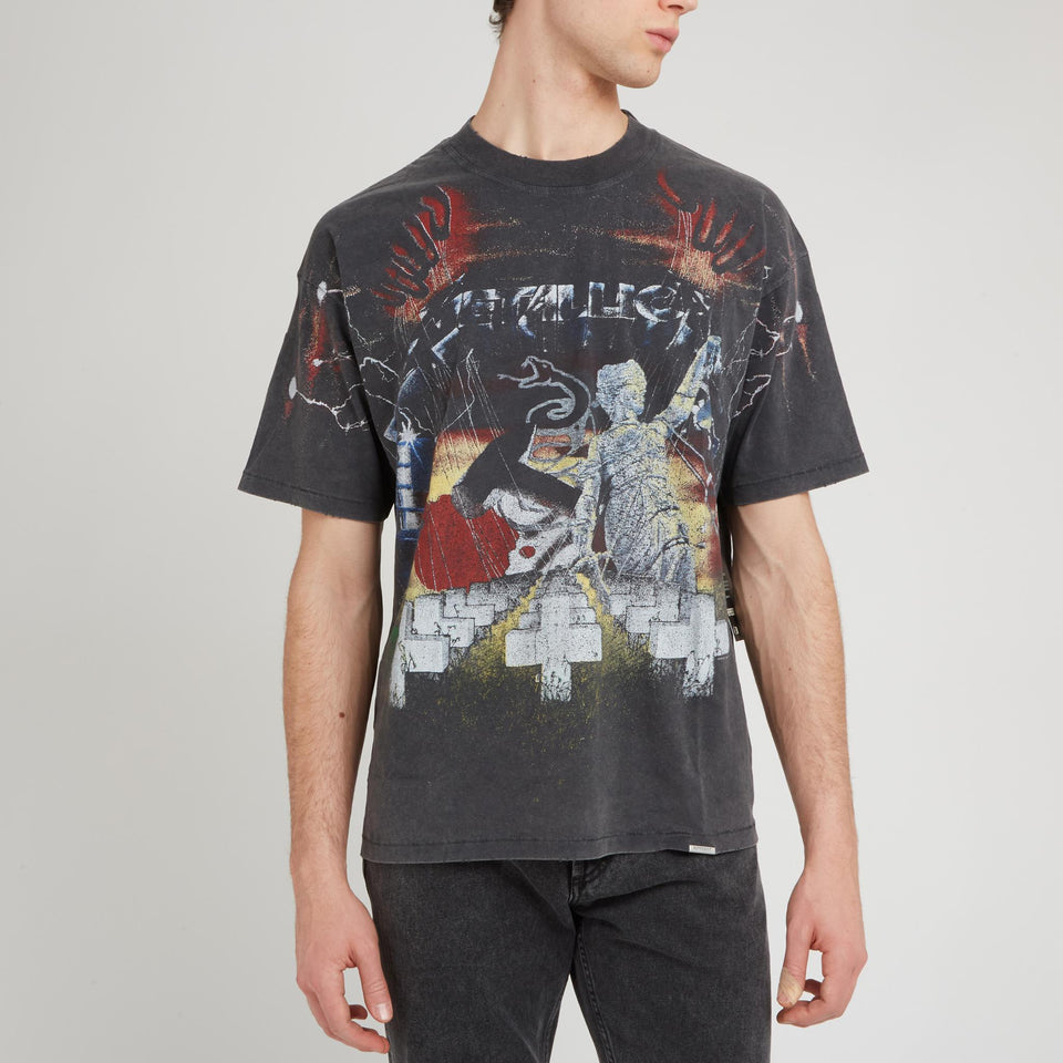 T-shirt in cotone multicolor